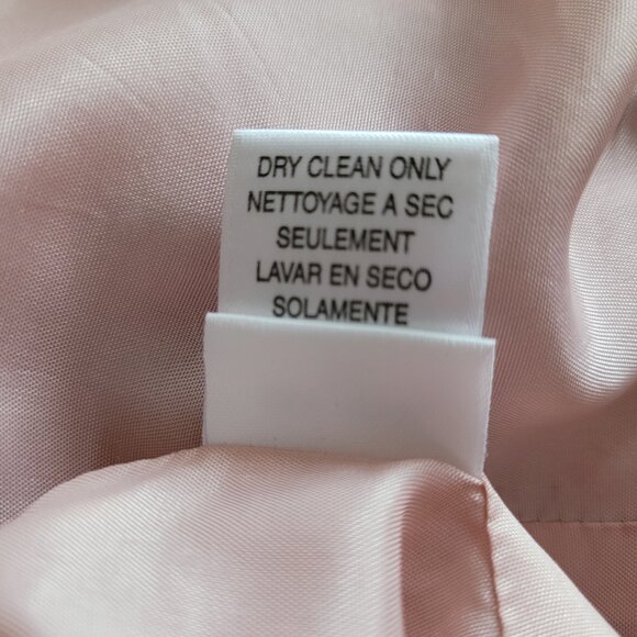 BCBGMaxAzria Silk Tweed Rosette Blazer Jacket SZ XS Pink - Picture 10 of 14